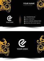 Luxury Business crad template design vector