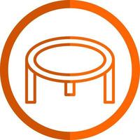 Trampoline Vector Icon Design