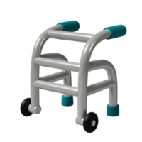 rollator 3d illustration png