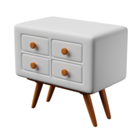 gabinete 3d ilustración png