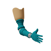 prothetisch arm 3d illustratie png