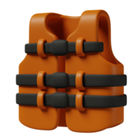 la vie gilet 3d illustration png