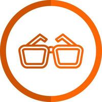 Glasses Vector Icon Design