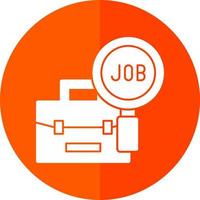 Job Search Vector Icon Design