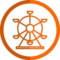 Ferris Wheel Vector Icon Design