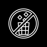 No Littering Vector Icon Design