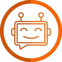 Chatbot Vector Icon Design