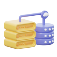 3d base de données illustration png