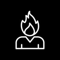 Burning Vector Icon Design