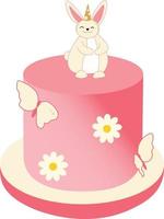 Birthday Cake Illustration vector