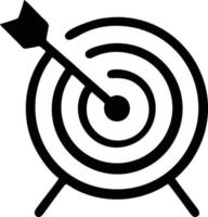 Target focus icon symbol design image, illustration of the success goal icon concept. EPS 10 vector