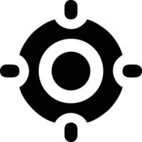 Target focus icon symbol design image, illustration of the success goal icon concept. EPS 10 vector