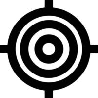 Target focus icon symbol design image, illustration of the success goal icon concept. EPS 10 vector