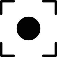 Target focus icon symbol design image, illustration of the success goal icon concept. EPS 10 vector