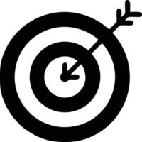 Target focus icon symbol design image, illustration of the success goal icon concept. EPS 10 vector