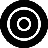 Target focus icon symbol design image, illustration of the success goal icon concept. EPS 10 vector
