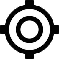 Target focus icon symbol design image, illustration of the success goal icon concept. EPS 10 vector