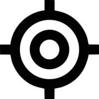 Target focus icon symbol design image, illustration of the success goal icon concept. EPS 10 vector