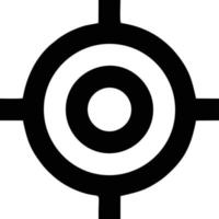 Target focus icon symbol design image, illustration of the success goal icon concept. EPS 10 vector