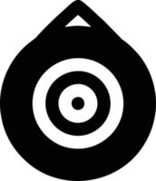Target focus icon symbol design image, illustration of the success goal icon concept. EPS 10 vector