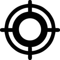 Target focus icon symbol design image, illustration of the success goal icon concept. EPS 10 vector
