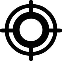 Target focus icon symbol design image, illustration of the success goal icon concept. EPS 10 vector