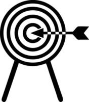 Target focus icon symbol design image, illustration of the success goal icon concept. EPS 10 vector