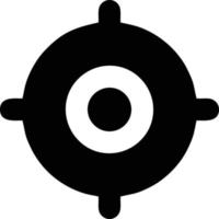 Target focus icon symbol design image, illustration of the success goal icon concept. EPS 10 vector