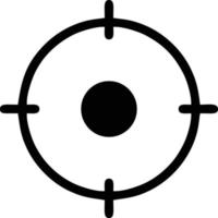 Target focus icon symbol design image, illustration of the success goal icon concept. EPS 10 vector