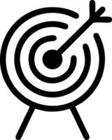 Target focus icon symbol design image, illustration of the success goal icon concept. EPS 10 vector