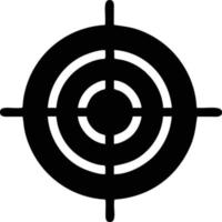 Target focus icon symbol design image, illustration of the success goal icon concept. EPS 10 vector