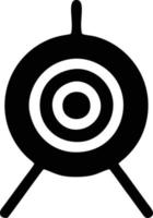 Target focus icon symbol design image, illustration of the success goal icon concept. EPS 10 vector