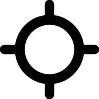Target focus icon symbol design image, illustration of the success goal icon concept. EPS 10 vector