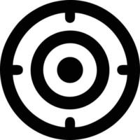 Target focus icon symbol design image, illustration of the success goal icon concept. EPS 10 vector