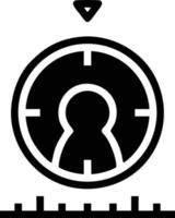 Target focus icon symbol design image, illustration of the success goal icon concept. EPS 10 vector