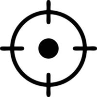 Target focus icon symbol design image, illustration of the success goal icon concept. EPS 10 vector