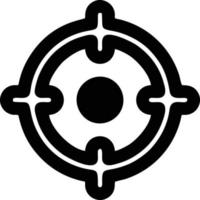 Target focus icon symbol design image, illustration of the success goal icon concept. EPS 10 vector