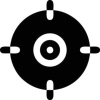 Target focus icon symbol design image, illustration of the success goal icon concept. EPS 10 vector