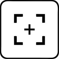 Target focus icon symbol design image, illustration of the success goal icon concept. EPS 10 vector