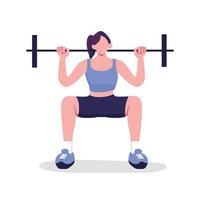 women work out on gym lat graphic vector flat illustrations design