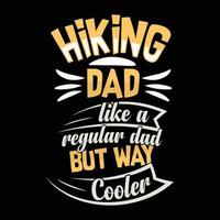 Dad Typography T-Shirt Design Free Vector