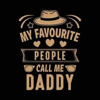 Dad Typography T-Shirt Design Free Vector