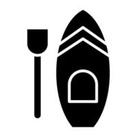 Paddleboarding Icon Style vector