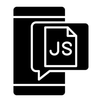 Javascript Icon Style vector