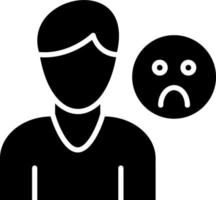 Depression Icon Style vector