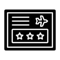 Frequent Flyer Program Icon Style vector