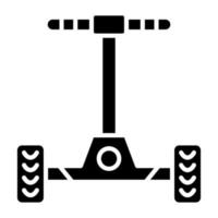 Hoverboard Icon Style vector