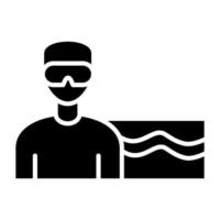 Aquathlon Icon Style vector