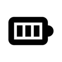 Full Battery outline icon in transparent background, basic app and web UI bold line icon, EPS10 vector