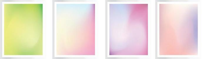 Abstract fluid 3d banners vector trendy liquid colors in pink, yellow backgrounds set. Modern vector template for brochure, leaflet, flyer, cover, catalog in A4 size, EPS file